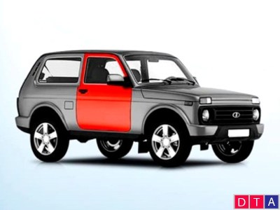 Дверь передняя правая Лада Нива Urban 21214 Автоваз 8450108924